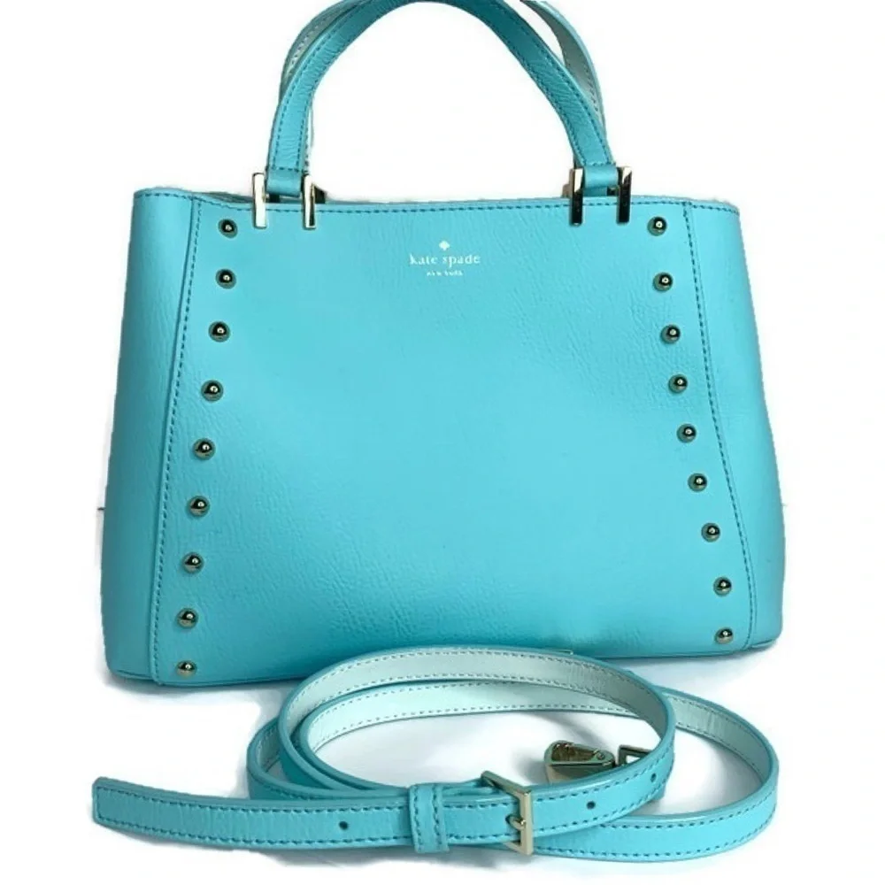 Kate Spade Atoll Tiffany Blue Romily Rivet Bag